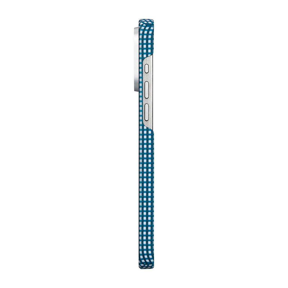 Pitaka Ultra-Slim Classic Serisi iPhone 15 Pro Max M-safe Şarj Özellikli Awa Tasarımlı 1500D Aramid Fiber Ocean Kılıf
