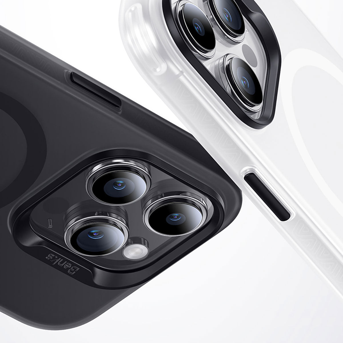 Benks Lucid iPhone 15 Pro Max M-safe Şarj Özellikli Armor Kılıf