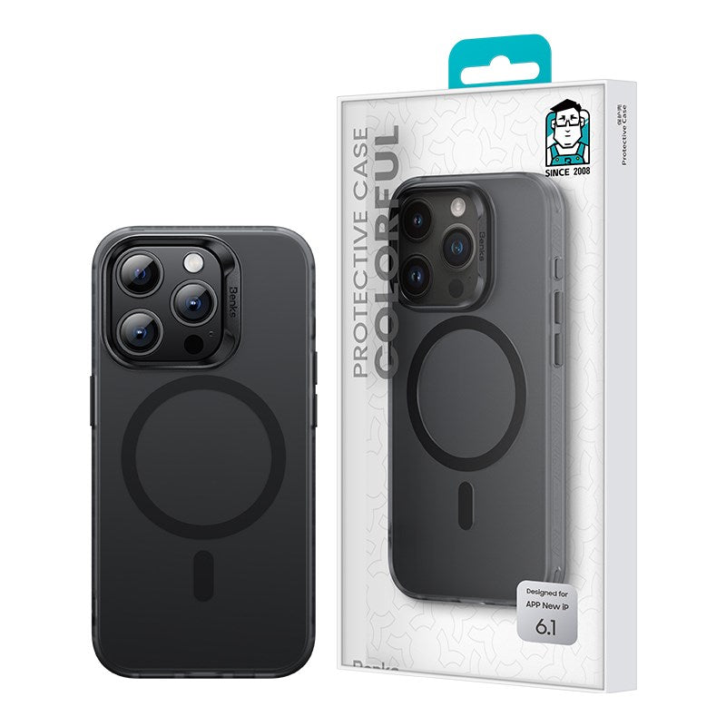 Benks Lucid iPhone 15 Pro Max M-safe Şarj Özellikli Armor Kılıf