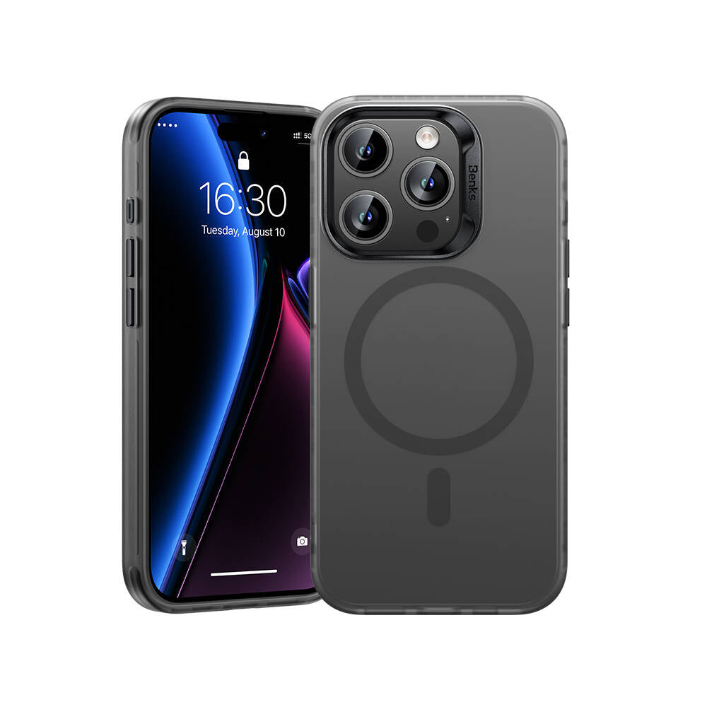 Benks Lucid iPhone 15 Pro Max M-safe Şarj Özellikli Armor Kılıf