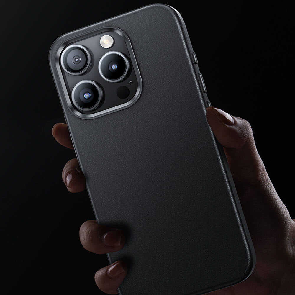 Benks Vintage iPhone 15 Pro Max M-safe Şarj Özellikli Leather Kılıf