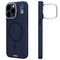 Youngkit Bitty Cream iPhone 15 Pro Max Magsafe Şarj Özellikli Kamera Standlı Silikon Telefon Kılıfı
