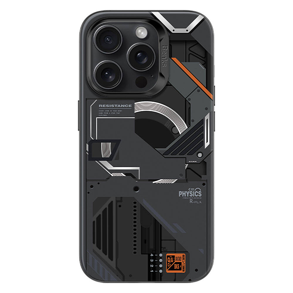 Benks Perspective Serisi iPhone 15 Pro Max M-safe Şarj Özellikli Mekanik Tasarımlı Kılıf