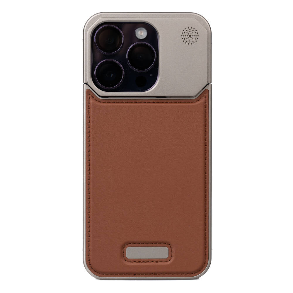 Cepax iPhone 15 Pro Max M-safe Şarj Özellikli Mekanizmalı Koku Hazneli Mostar Kılıf