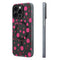 Youngkit Spots Serisi iPhone 15 Pro Max Magsafe Şarj Özellikli Polka Dot Desenli Telefon Kılıfı
