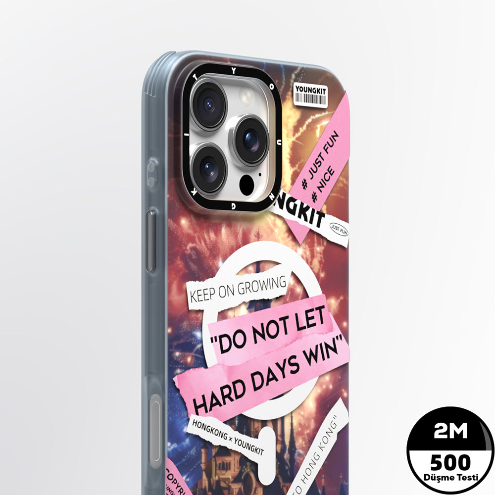 Youngkit A-City Serisi iPhone 15 Pro Max M-safe Şarj Özellikli Telefon Kılıfı