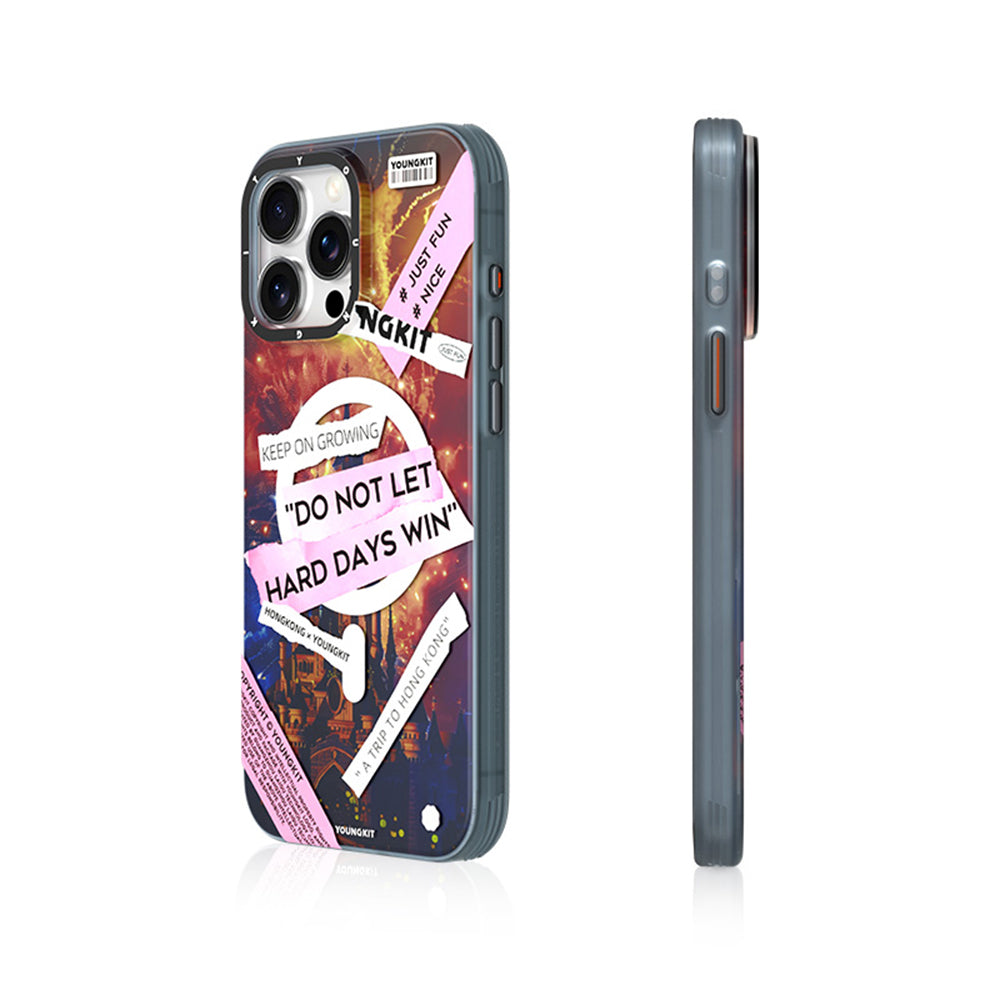 Youngkit A-City Serisi iPhone 15 Pro Max M-safe Şarj Özellikli Telefon Kılıfı