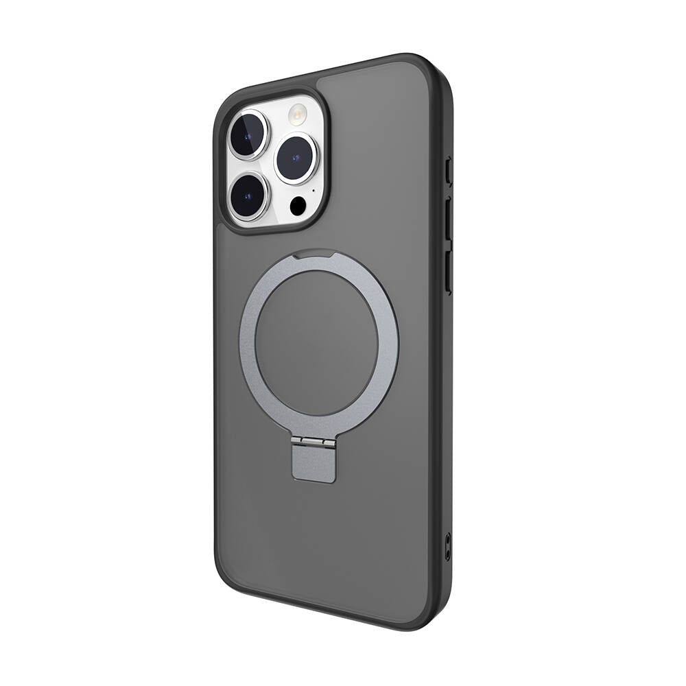 Switcheasy Magstand-M iPhone 15 Pro Max M-safe Şarj Özellikli Yüzük Standlı Lisanslı Kılıf
