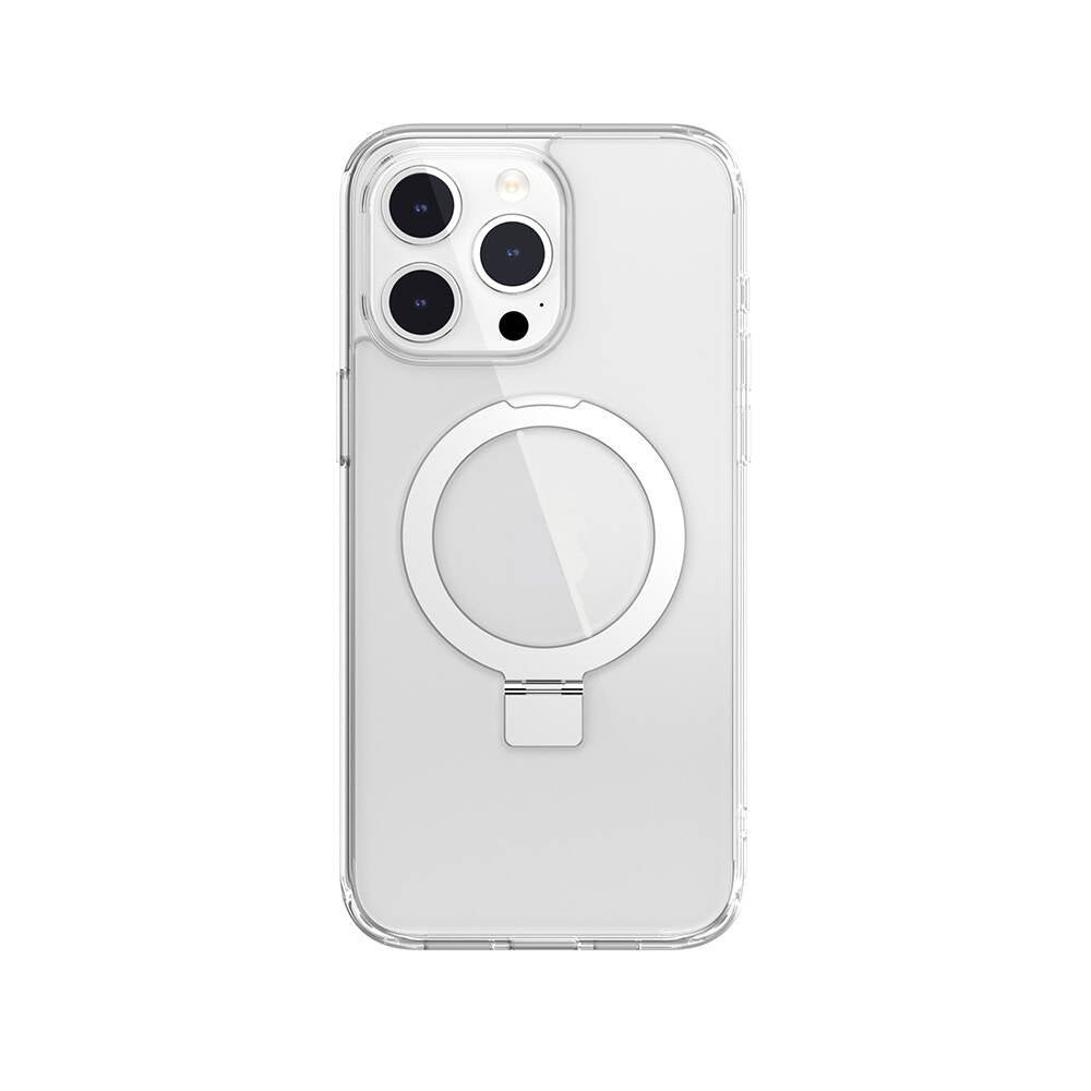 Switcheasy Magstand-M iPhone 15 Pro Max M-safe Şarj Özellikli Yüzük Standlı Lisanslı Kılıf