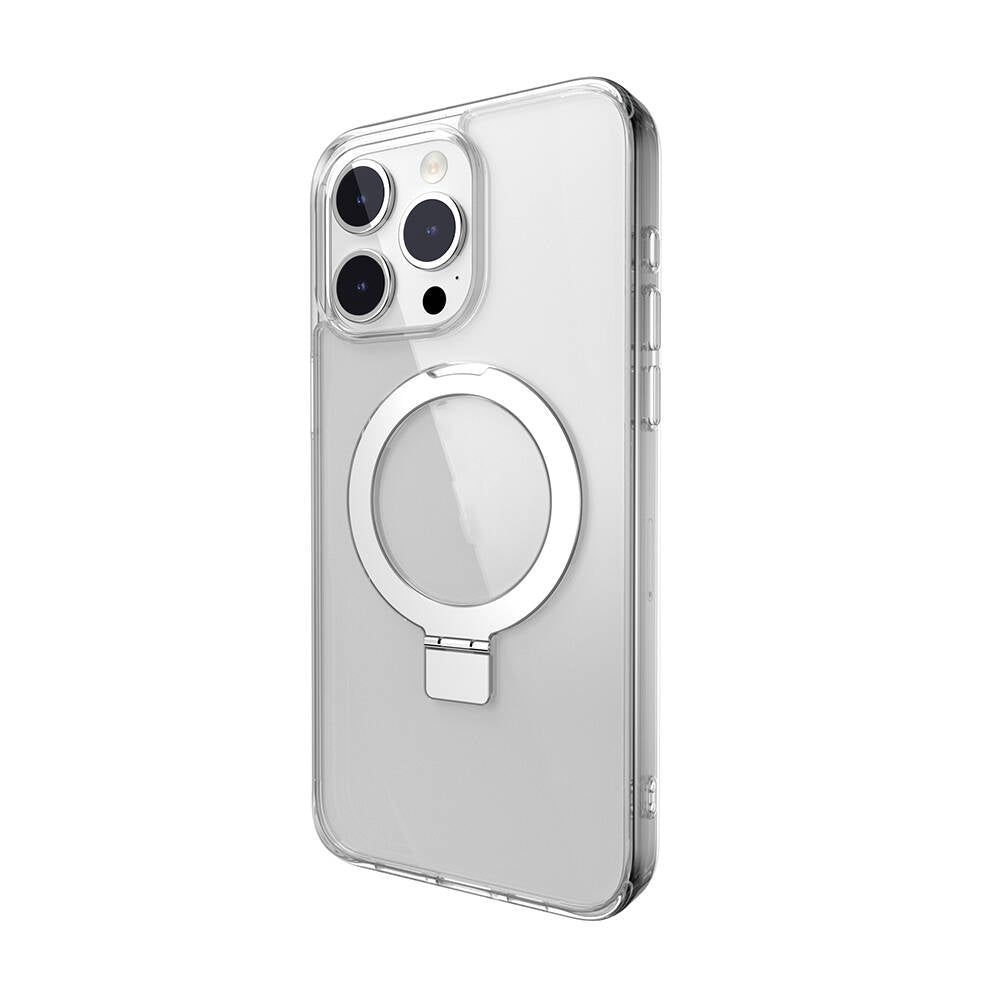 Switcheasy Magstand-M iPhone 15 Pro Max M-safe Şarj Özellikli Yüzük Standlı Lisanslı Kılıf
