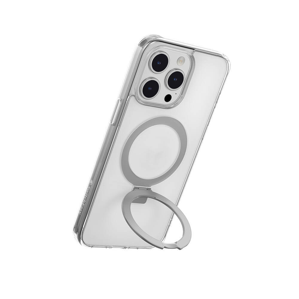 Switcheasy Magstand-M iPhone 15 Pro Max M-safe Şarj Özellikli Yüzük Standlı Lisanslı Kılıf