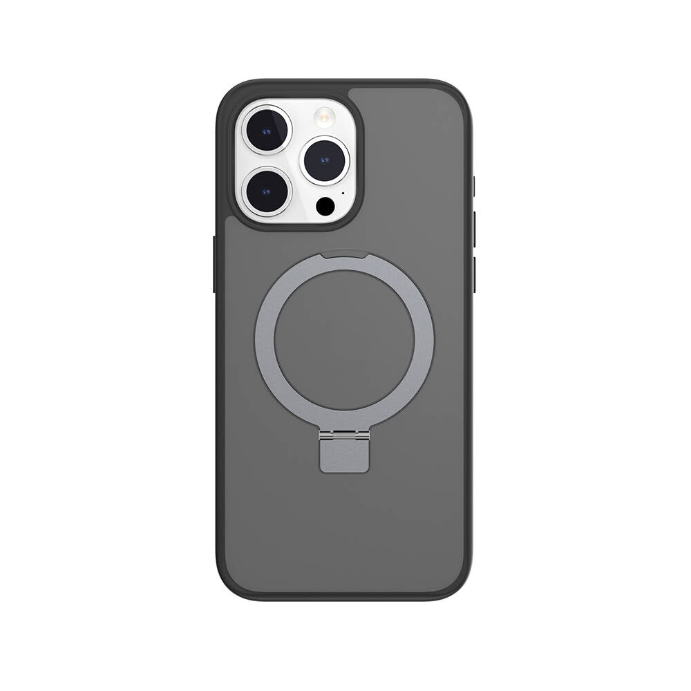Switcheasy Magstand-M iPhone 15 Pro Max M-safe Şarj Özellikli Yüzük Standlı Lisanslı Kılıf
