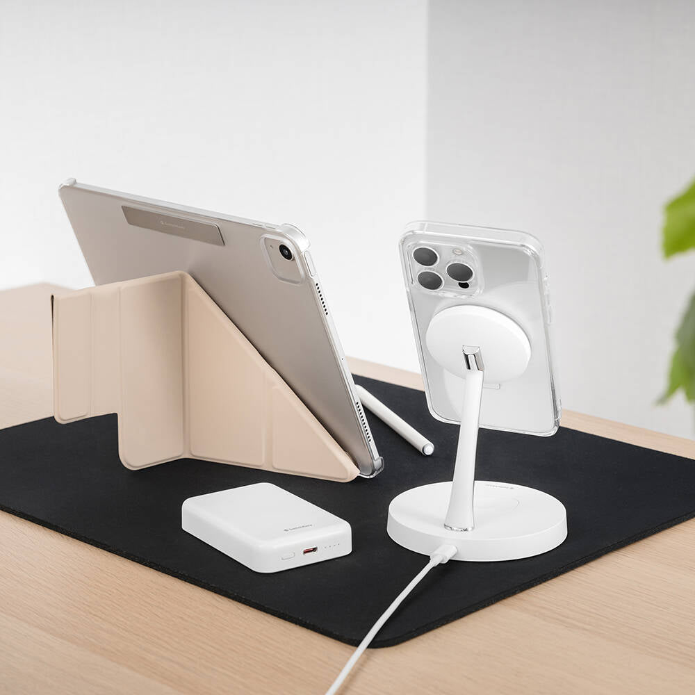 Switcheasy Magstand-M iPhone 15 Pro Max M-safe Şarj Özellikli Yüzük Standlı Lisanslı Kılıf