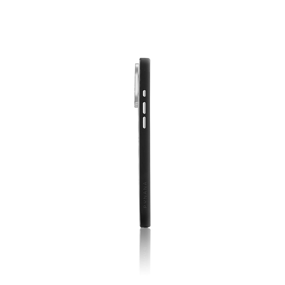 Pynana Metal Diamond Serisi iPhone 15 Pro Max Kılıf Parlak Arka Yüzeyli Kabartma Tasarımlı Kapitone Kılıf