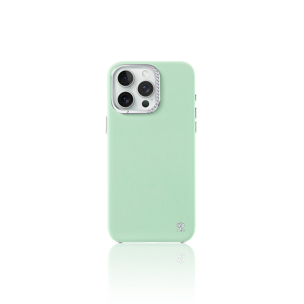 Pynana Starry Serisi iPhone 15 Pro Max Suni Deri Tasarımlı Telefon Kılıfı