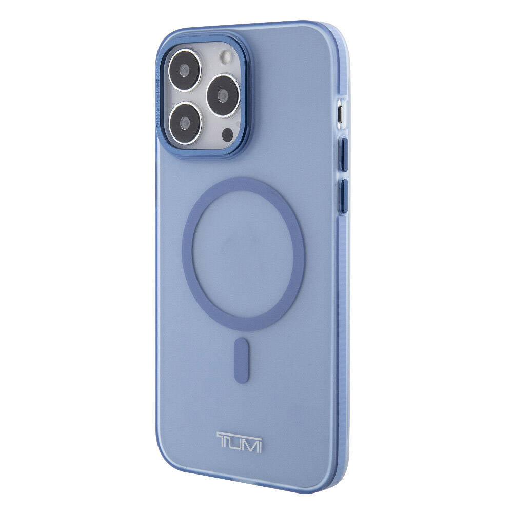 TUMI iPhone 15 Pro Max Orjinal Lisanslı M-safe Şarj Özellikli Buzlu Mat Telefon Kılıfı