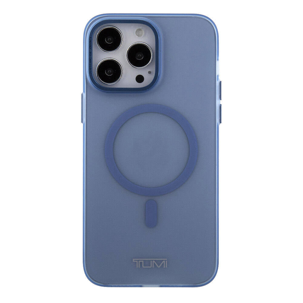 TUMI iPhone 15 Pro Max Orjinal Lisanslı M-safe Şarj Özellikli Buzlu Mat Telefon Kılıfı