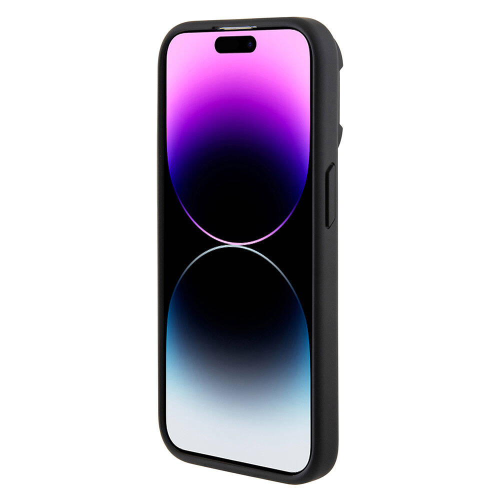 TUMI iPhone 15 Pro Max Orjinal Lisanslı M-safe Şarj Özellikli Kamera Standlı Buzlu Mat Kılıf