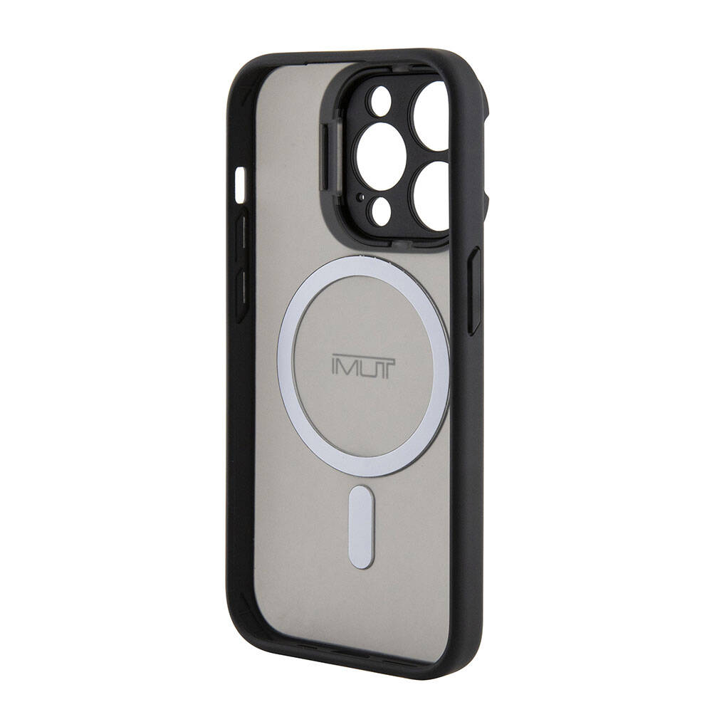 TUMI iPhone 15 Pro Max Orjinal Lisanslı M-safe Şarj Özellikli Kamera Standlı Buzlu Mat Kılıf