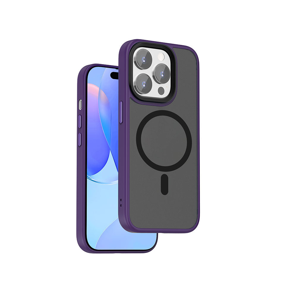 Wiwu FGG-011 iPhone 15 Pro Max M-safe Şarj Özellikli Kamera Korumalı Telefon Kılıfı