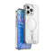 Wiwu FYY-014 iPhone 15 Pro Max M-safe Şarj Özellikli Alüminyum Alaşım Metal Standlı Şeffaf Kılıf