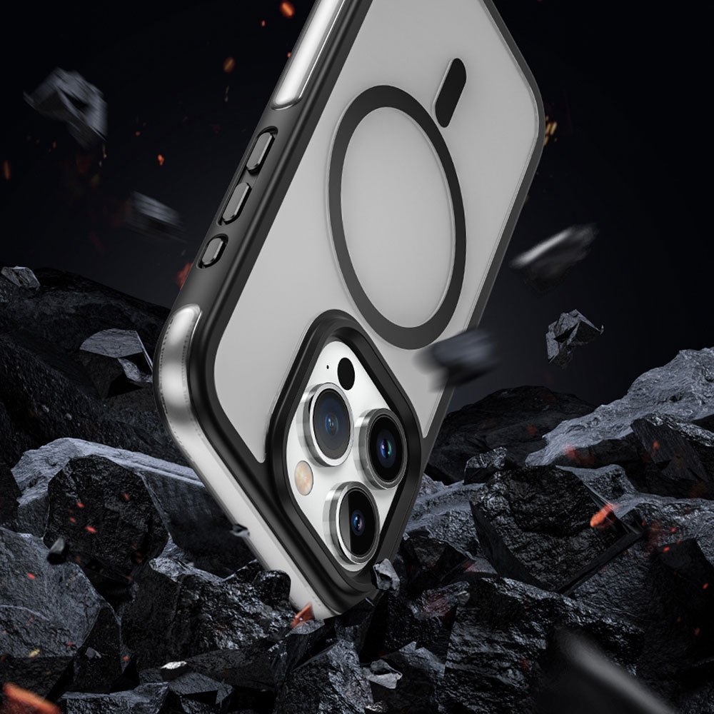 Wiwu ZKK-012 iPhone 15 Pro Max M-safe Şarj Özellikli Air Cushion Telefon Kılıfı