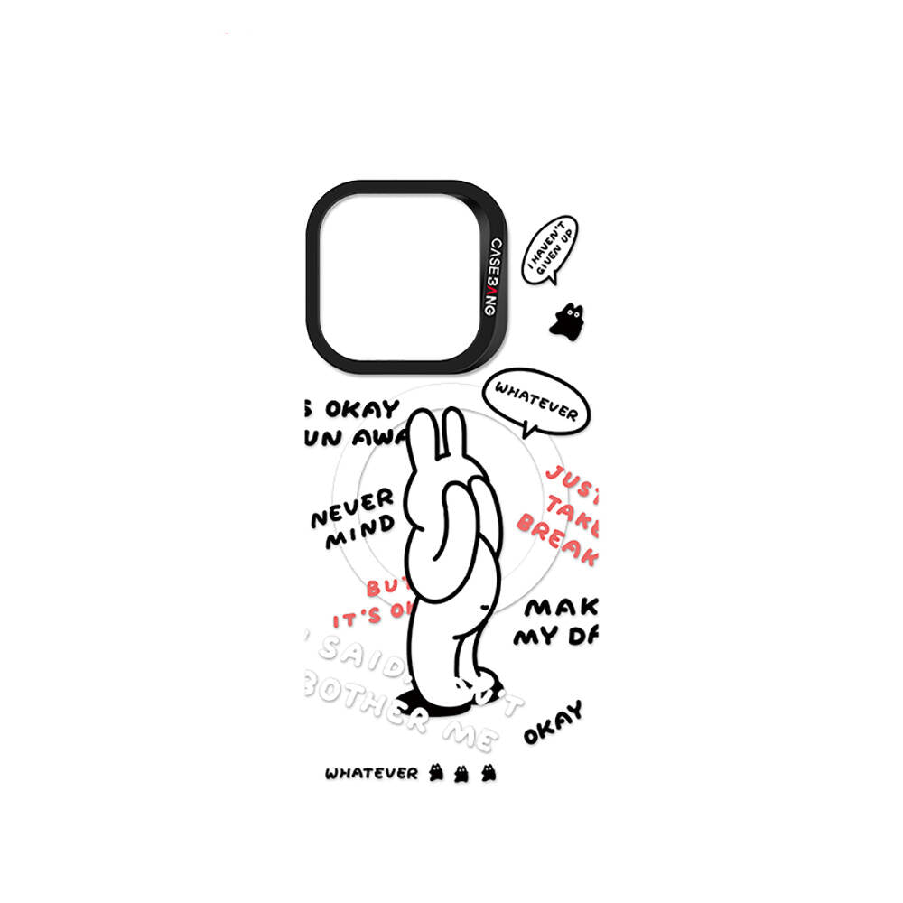 Casebang Chill Out Serisi iPhone 15 Pro Max M-safe Şarj Özellikli Mıknatıslı Arka Panel