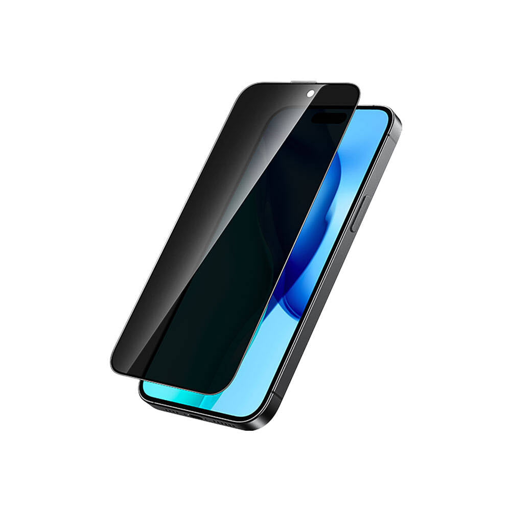 Recci RSP-A19AP iPhone 15 Pro Max Privacy Temperli Cam Ekran Koruyucu