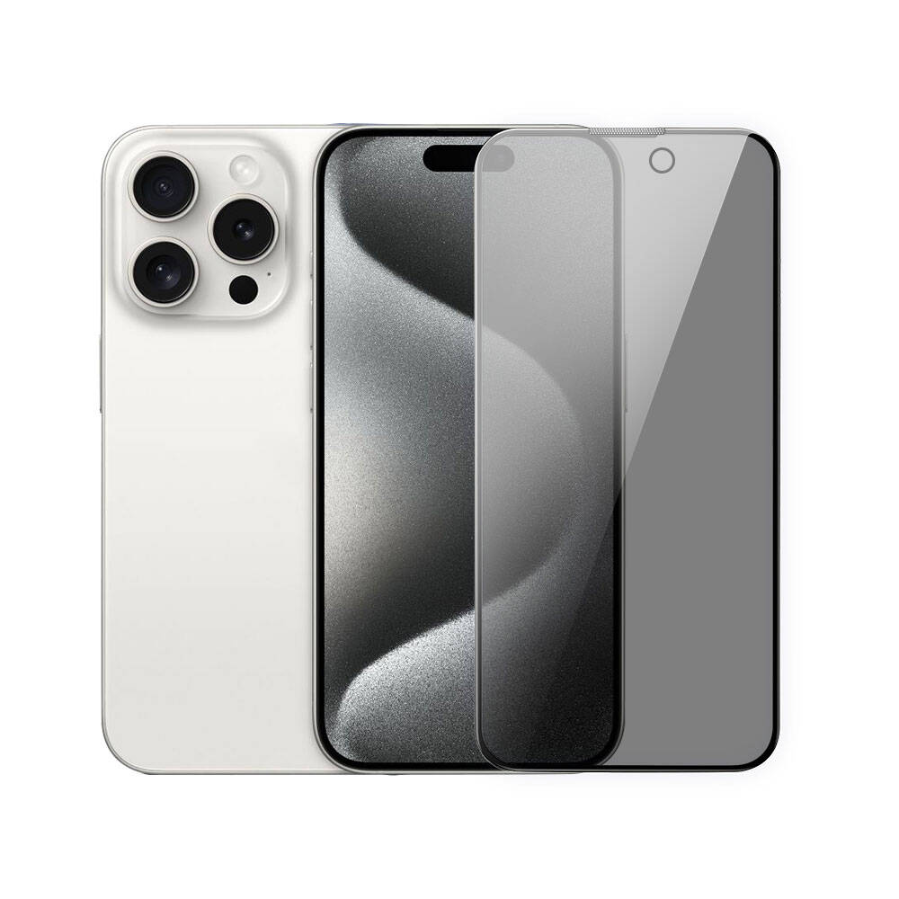 Wiwu iPrivacy iPhone 15 Pro Max HD Anti-Peep Ekran Koruyucu