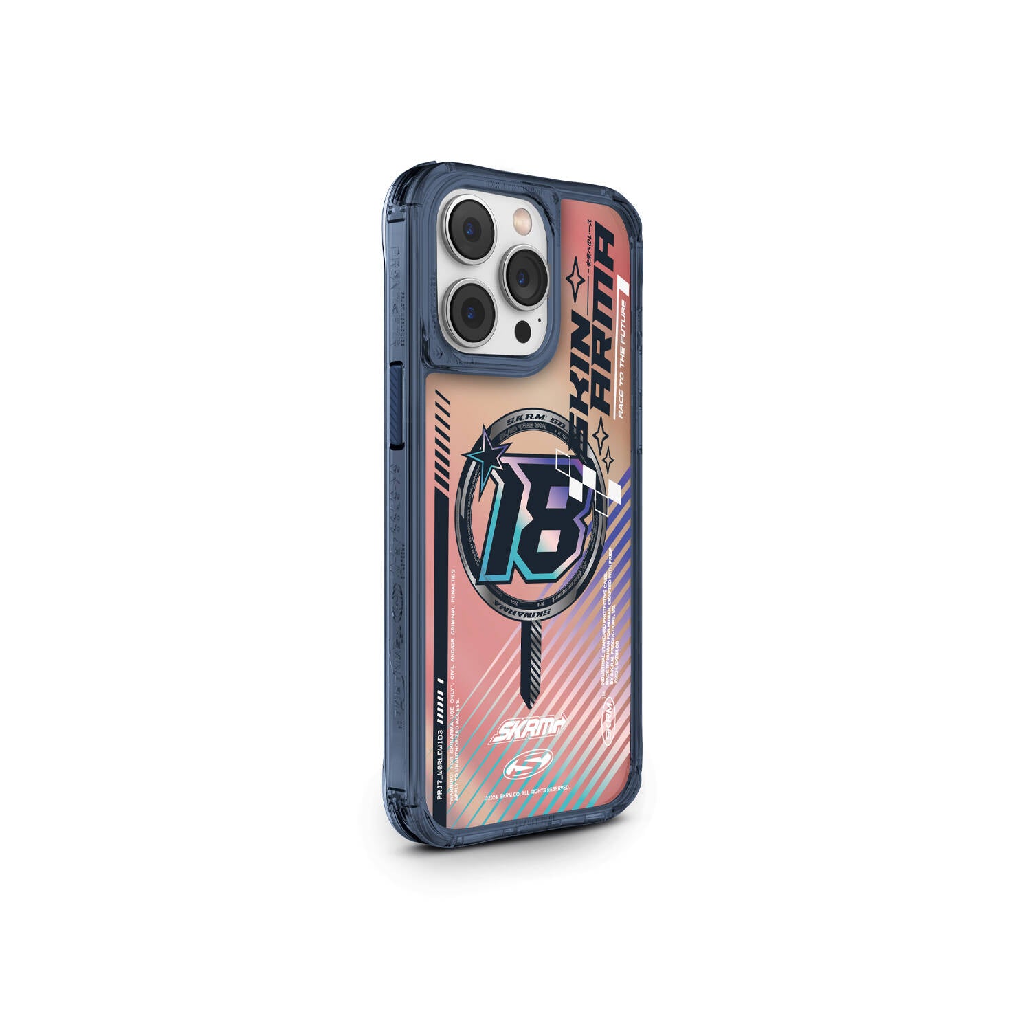 SkinArma iPhone 15 Pro M-safe Şarj Özellikli Sticker Yapıştırmalı Drift Kılıf