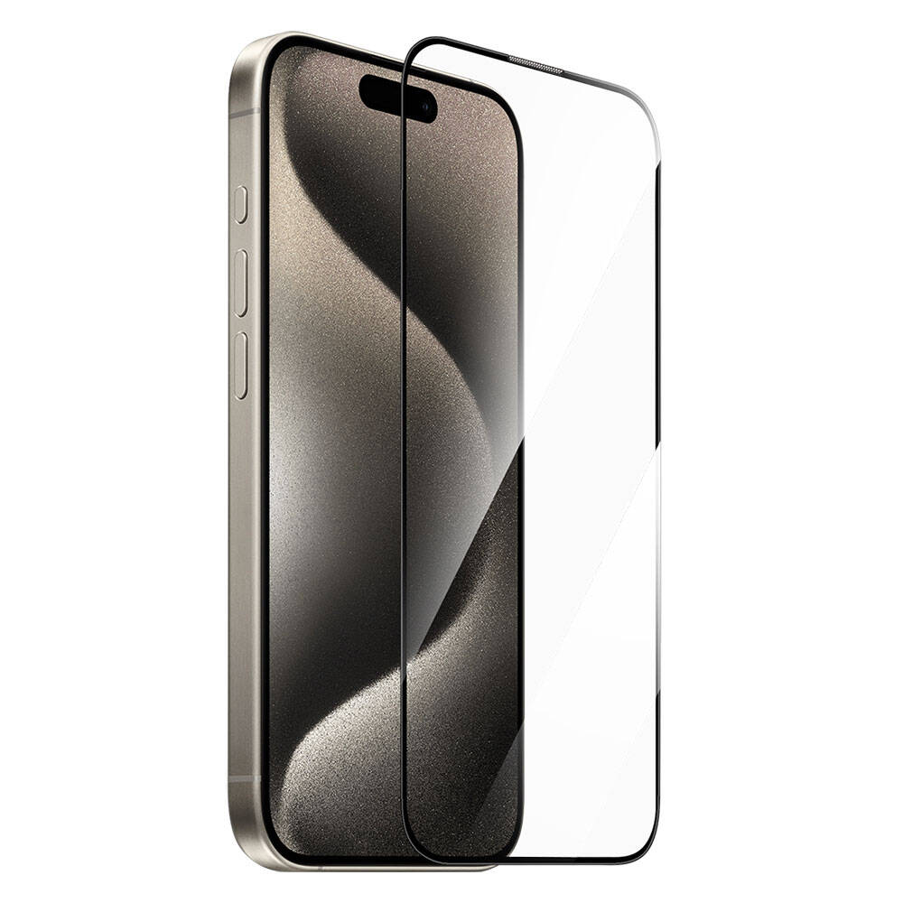 Wiwu GT-010 iPhone 15 Pro Anti-Reflective Polimer Oleofobik Kaplama Ultra İnce Temperli Cam Ekran Koruyucu