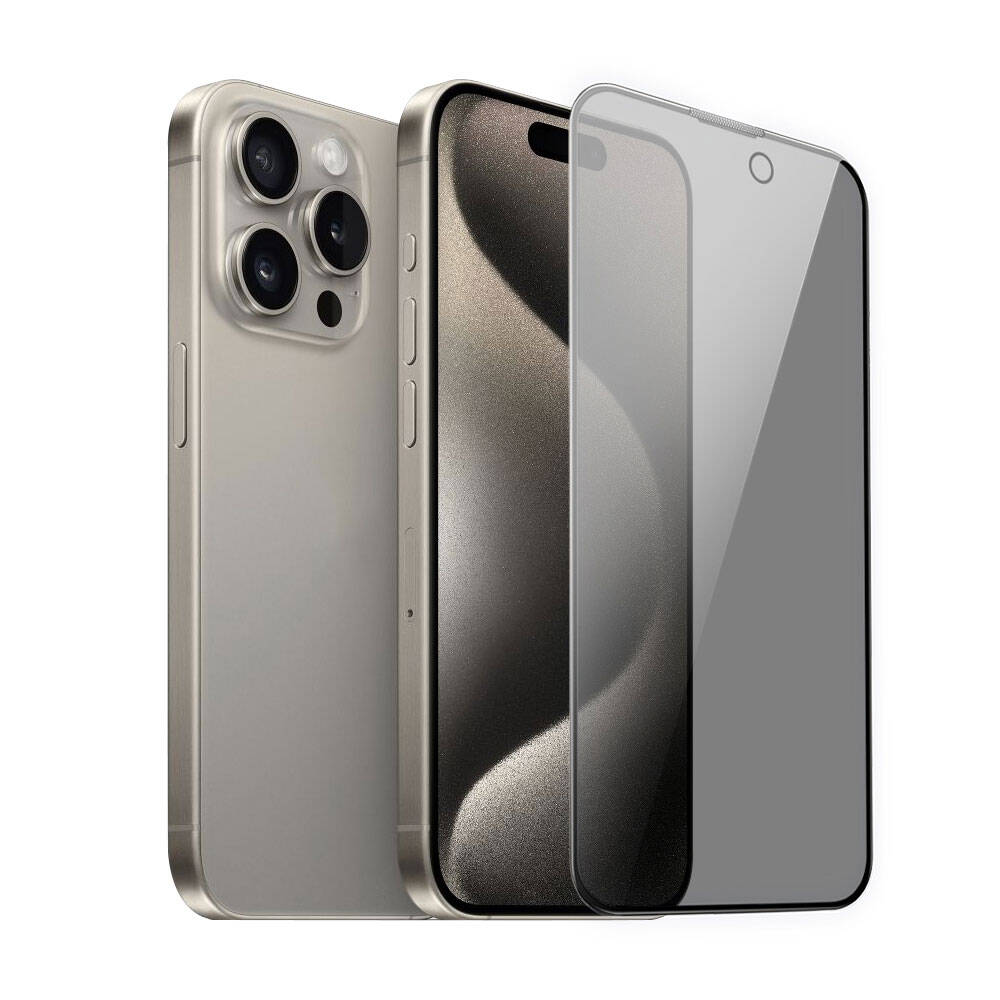 Wiwu iPrivacy iPhone 15 Pro HD Anti-Peep Ekran Koruyucu