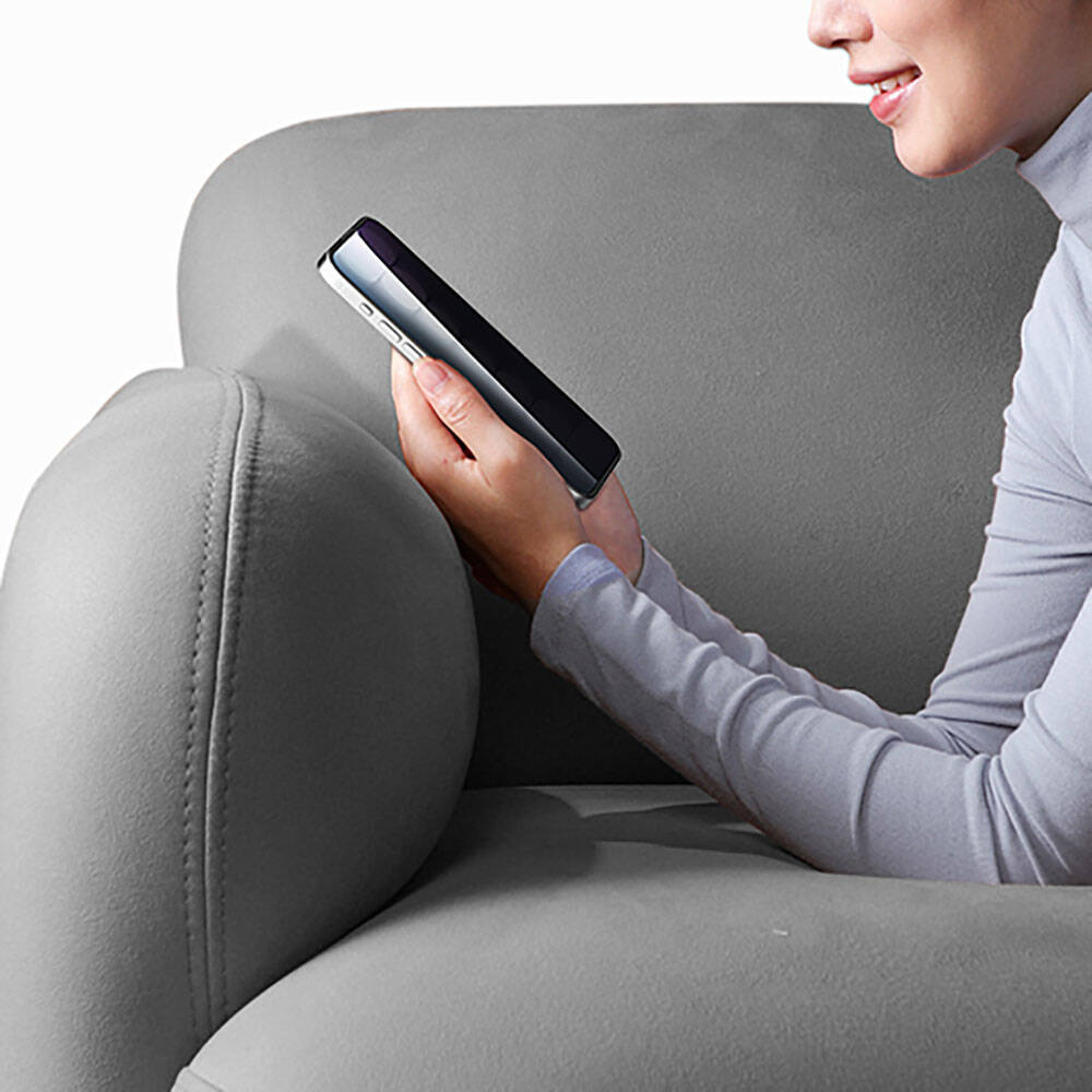 Recci RSP-A16AP iPhone 15 Privacy Temperli Cam Ekran Koruyucu