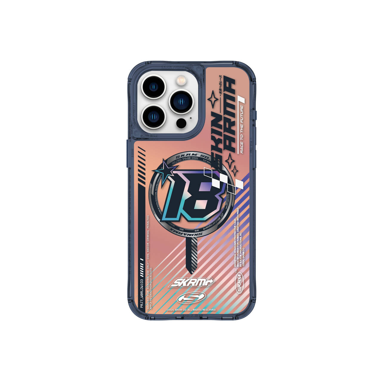 SkinArma iPhone 15 Pro Max M-safe Şarj Özellikli Sticker Yapıştırmalı Drift Kılıf