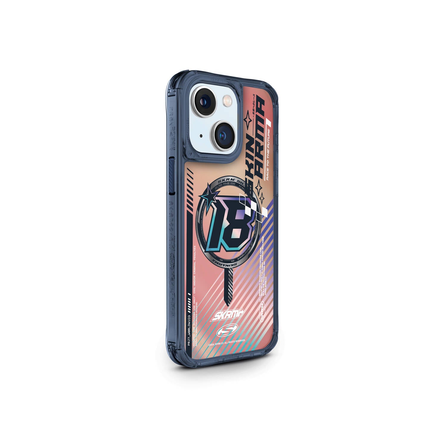 SkinArma iPhone 15 M-safe Şarj Özellikli Sticker Yapıştırmalı Drift Kılıf