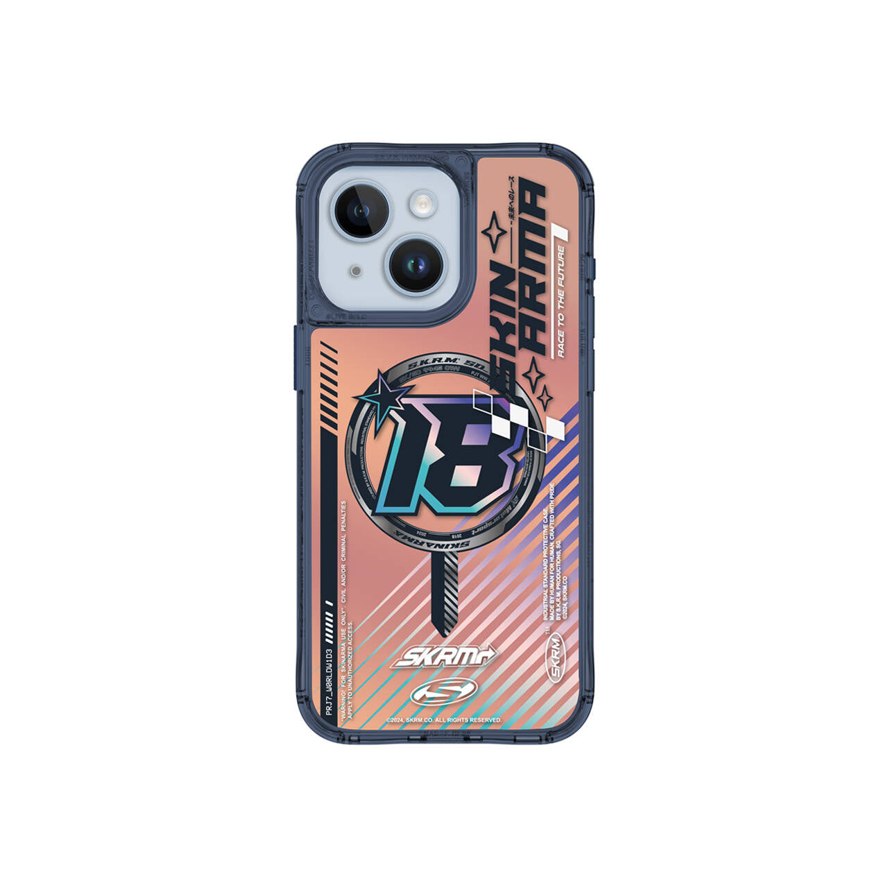 SkinArma iPhone 15 M-safe Şarj Özellikli Sticker Yapıştırmalı Drift Kılıf