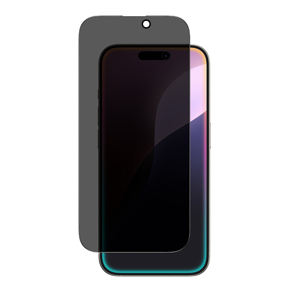 Amazingthing Radix iPhone 16 Privacy Parmak İzi Bırakmayan Temperli Cam Ekran Koruyucu
