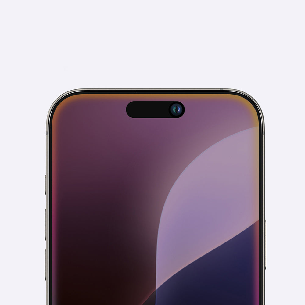 Amazingthing Radix iPhone 16 Privacy Parmak İzi Bırakmayan Temperli Cam Ekran Koruyucu