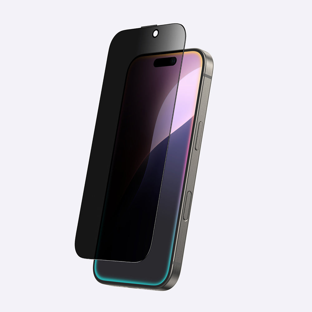 Amazingthing Titan iPhone 16 Privacy Parmak İzi Bırakmayan Temperli Cam Ekran Koruyucu