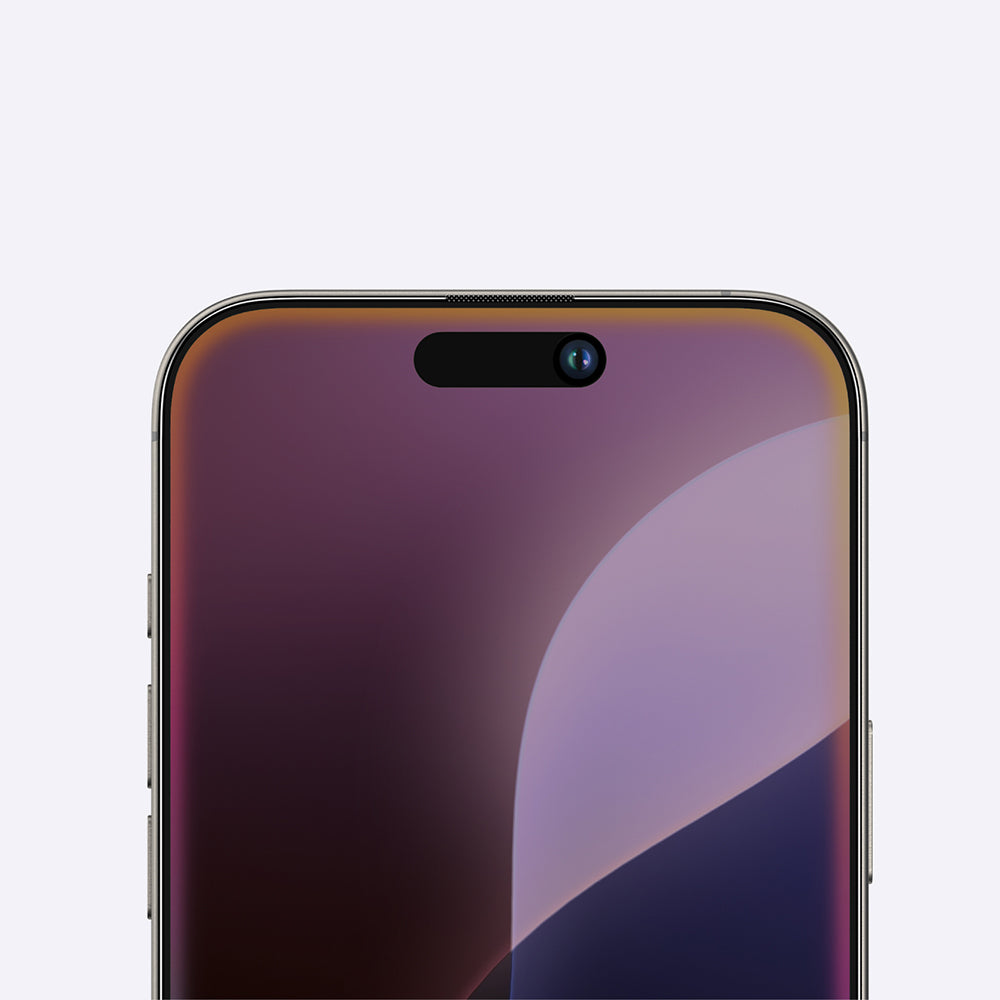 Amazingthing Titan iPhone 16 Privacy Parmak İzi Bırakmayan Temperli Cam Ekran Koruyucu