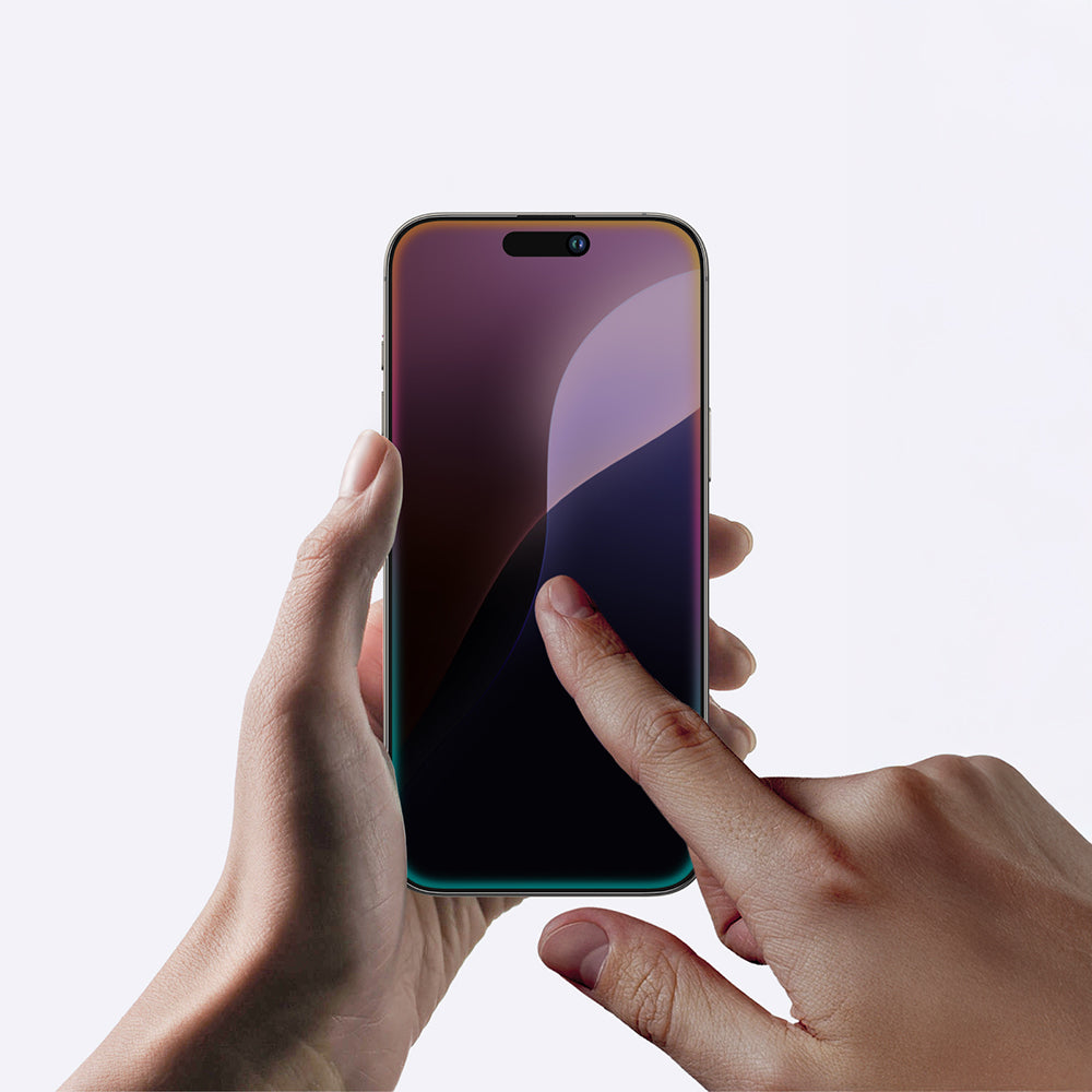 Amazingthing Titan iPhone 16 Privacy Parmak İzi Bırakmayan Temperli Cam Ekran Koruyucu