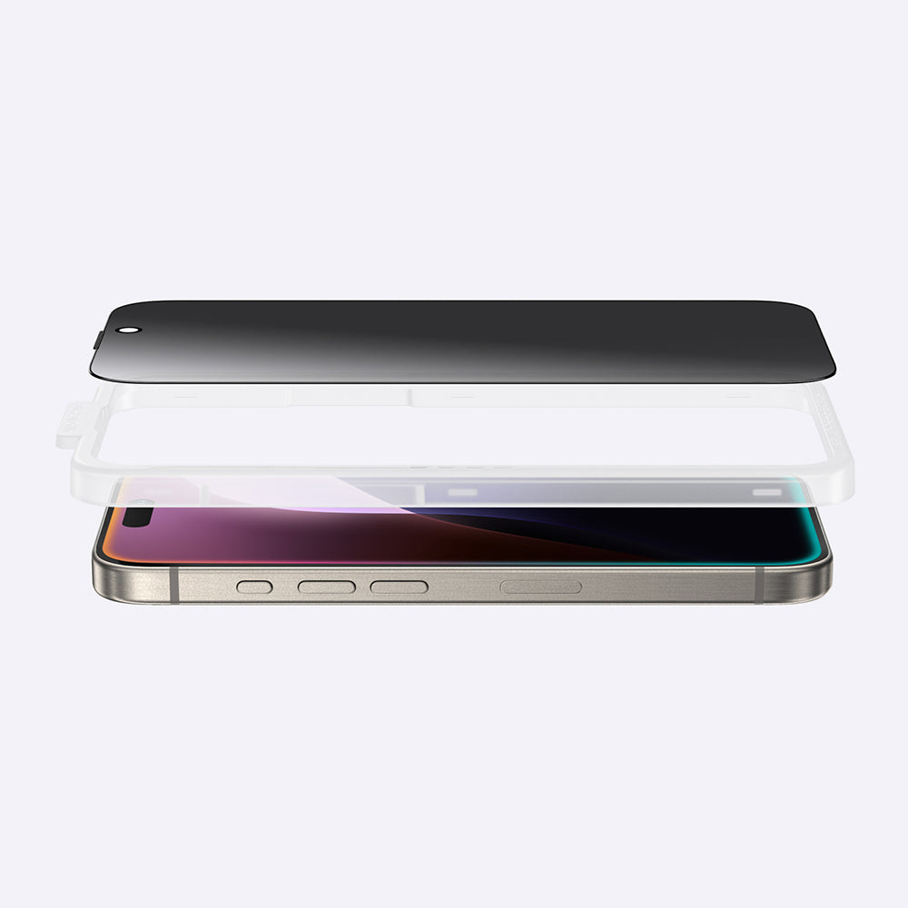 Amazingthing Titan iPhone 16 Privacy Parmak İzi Bırakmayan Temperli Cam Ekran Koruyucu