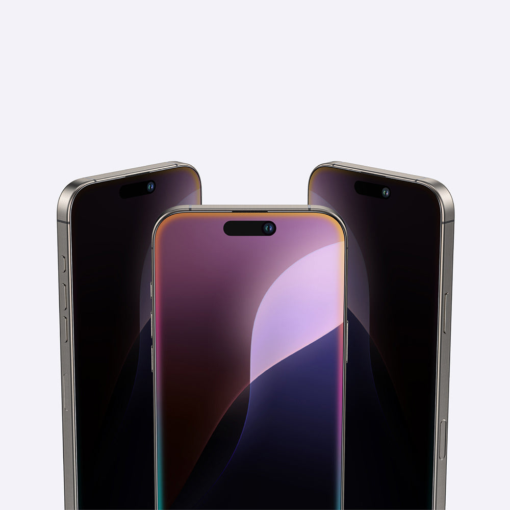 Amazingthing Titan iPhone 16 Privacy Parmak İzi Bırakmayan Temperli Cam Ekran Koruyucu