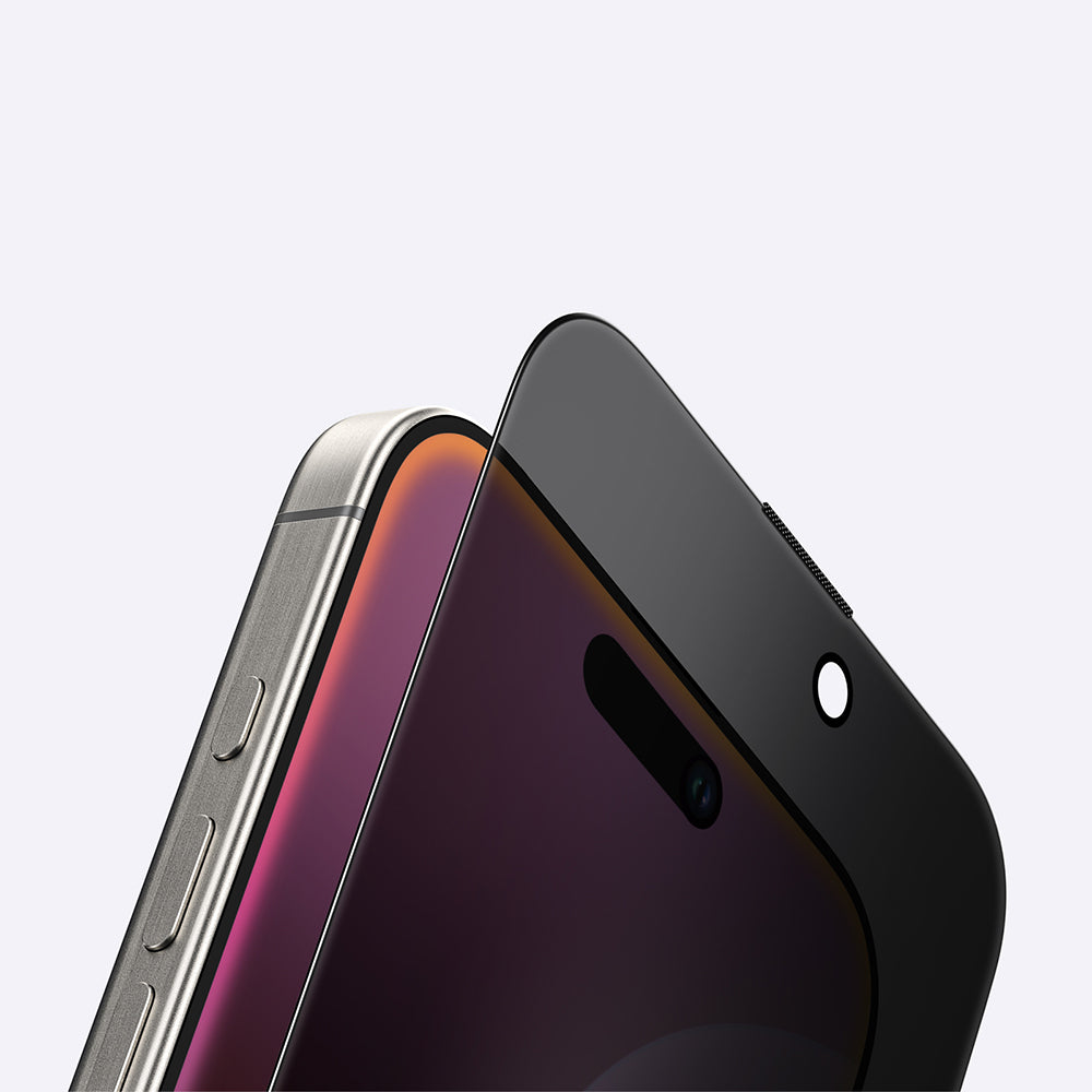 Amazingthing Titan iPhone 16 Privacy Parmak İzi Bırakmayan Temperli Cam Ekran Koruyucu