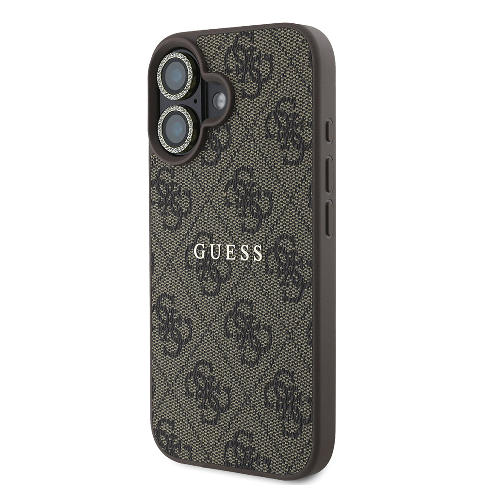 Guess iPhone 16 Orjinal Lisanslı Kılıf + Ekran Koruyucu + Lens Koruyucu 3in1 Aksesuar Seti