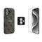 Guess iPhone 16 Orjinal Lisanslı Kılıf + Ekran Koruyucu + Lens Koruyucu 3in1 Aksesuar Seti