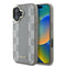 DKNY iPhone 16 Orjinal Lisanslı M-safe Şarj Özellikli 3D Yazılı Checkered Pattern Kılıf
