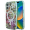 Guess iPhone 16 Orjinal Lisanslı M-safe IML Baskılı Jungle Ring Kılıf