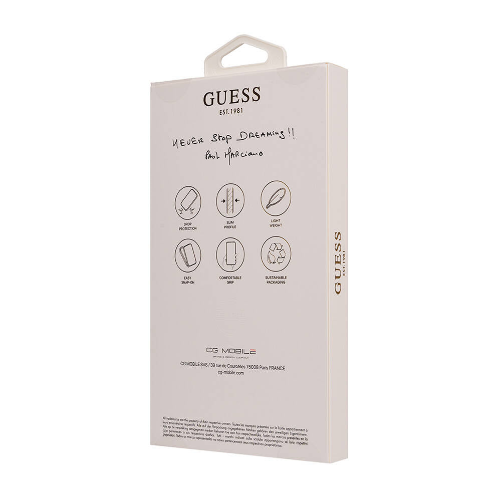 Guess iPhone 16 Orjinal Lisanslı M-safe Şarj Özellikli Small 4G Classic Kılıf