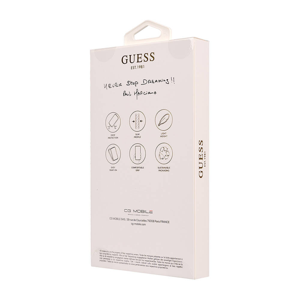 Guess iPhone 16 Orjinal Lisanslı M-safe Şarj Özellikli Small 4G Classic Kılıf